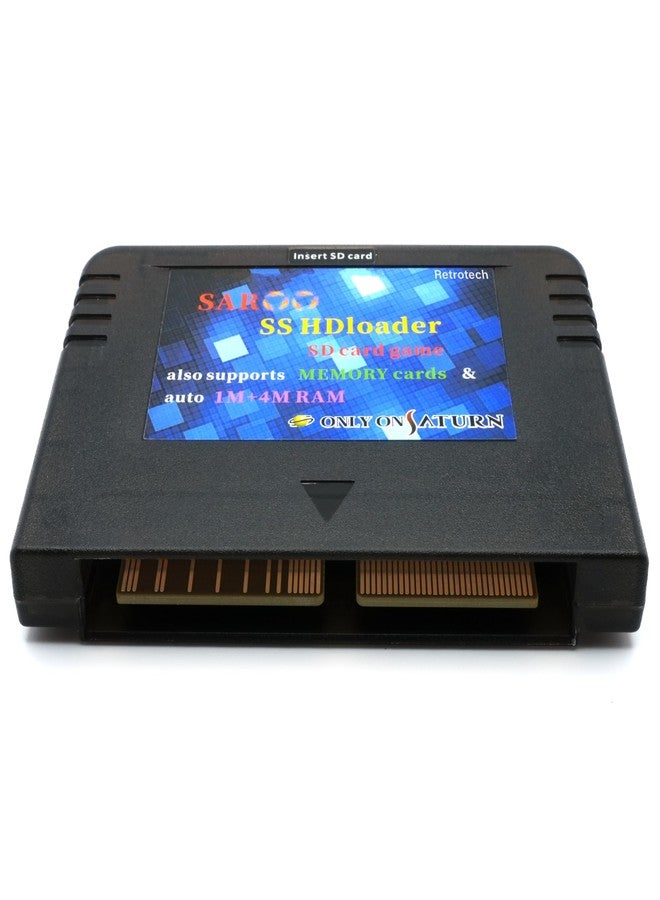 بطاقة ذاكرة فلاش Retrotech Saroo HD Loader 520 لعبة على جهاز Saturn Saturn بسعة 256 جيجابايت - لون أسود شفاف، تتضمن تعليمات Retrotech المطبوعة - Image 3